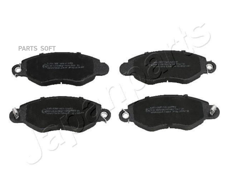 

Колодки тормозные FORD TRANSIT 00-06 передние 1шт JAPANPARTS PA-0350AF