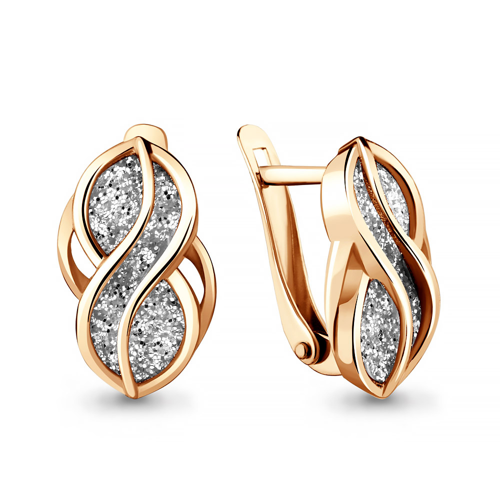 

Серьги из серебра с винилом Aquamarine 33055_925_з, 33055_925_з