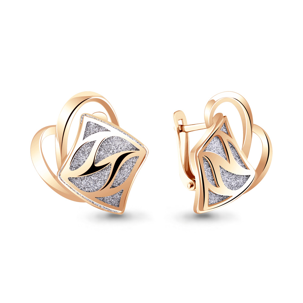 

Серьги из серебра с винилом Aquamarine 33036_925_з, 33036_925_з