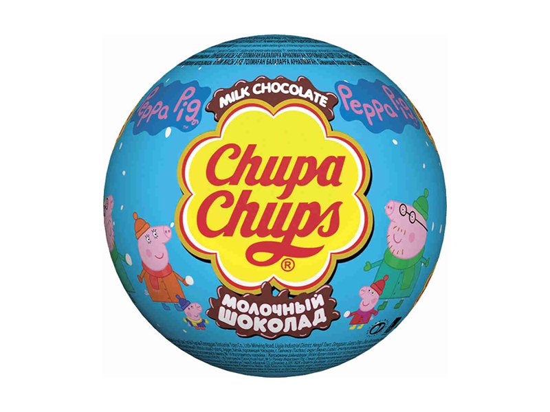 

Шоколад фигурный Chupa Chups шар молочный с игрушкой 20 г