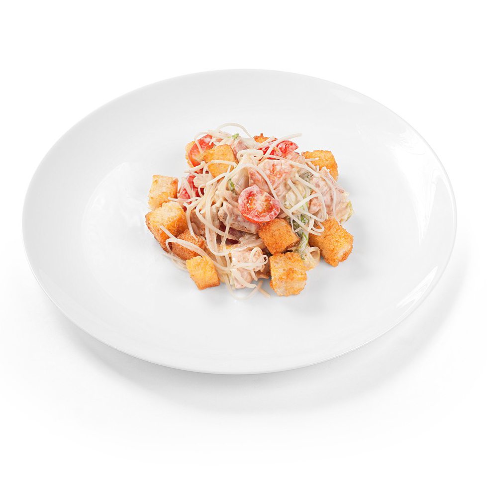 

Салат Цезарь с курицей 200 г