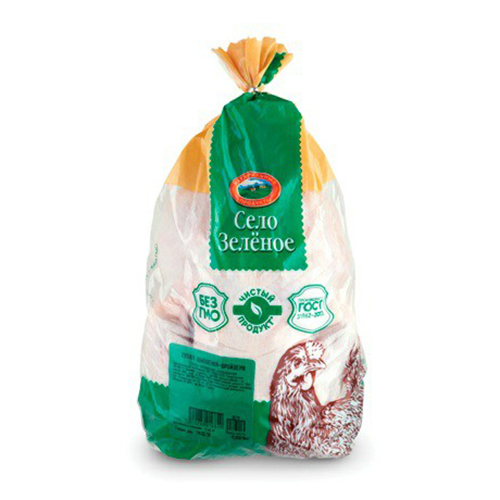 

Тушка цыпленка-бройлера с кожей Село Зеленое 1 сорт охлажденная +-1,9 кг