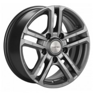 

Колесный диск Khomen Wheels KHW1602 (GF) 6.5xR16 ET35 5*139.7 D98.5, Серый