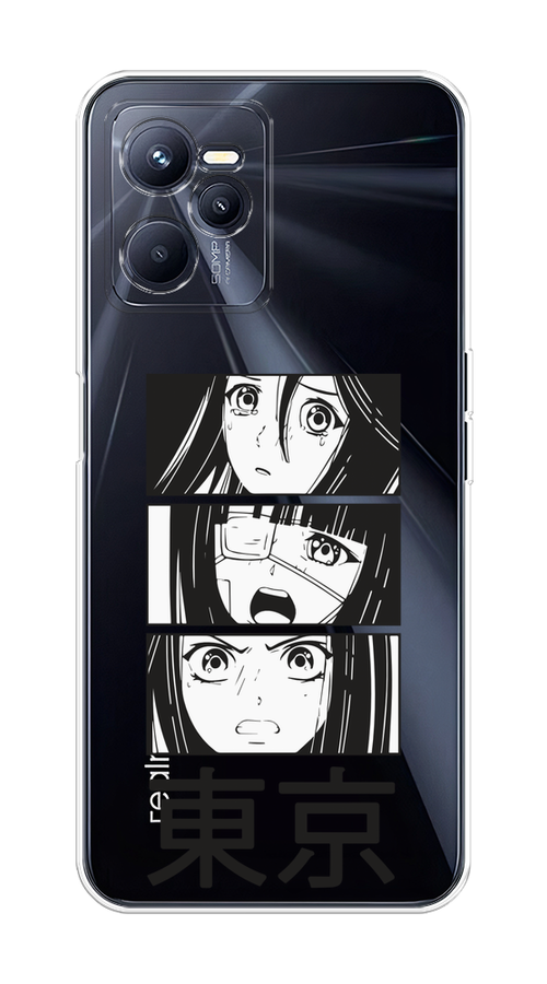 

Чехол на Realme C35 "Tokyo girls", Белый;черный;прозрачный, 259250-1