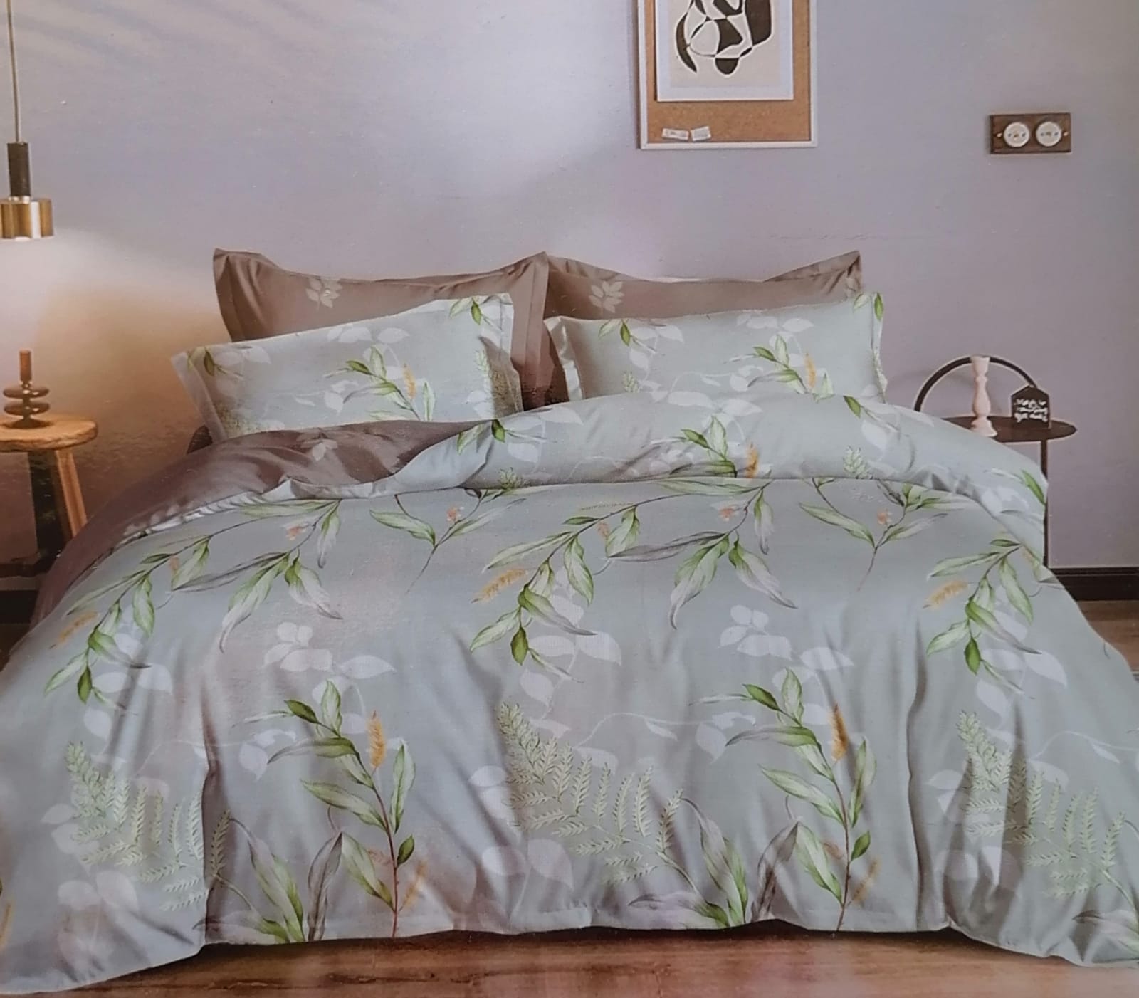 Комплект постельного белья HOME TEXTILE articul53 Сатин Евро