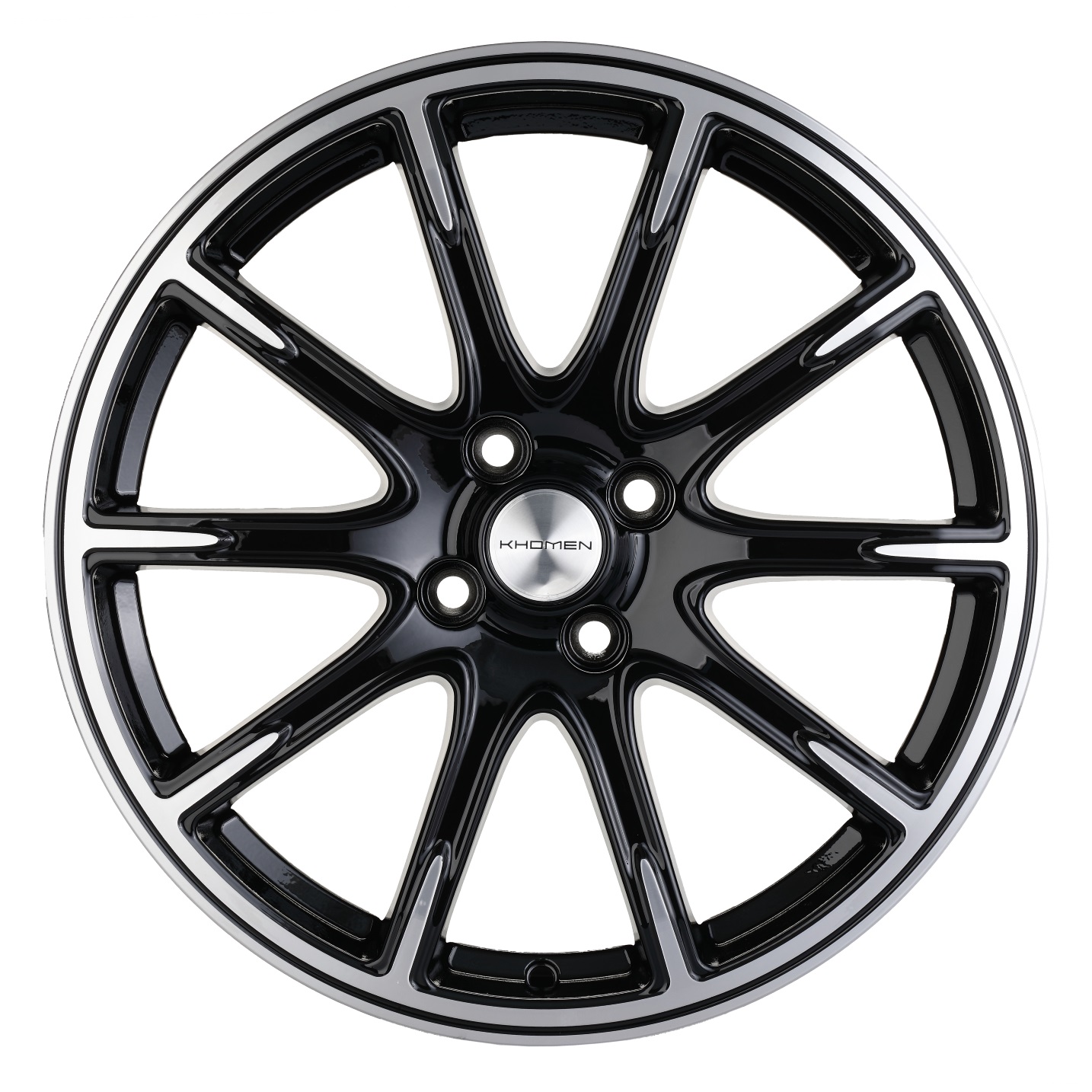 

Колесный диск Khomen Wheels KHW1707 (FS) 6.5xR17 ET50 4*100 D60.1, Серебристый