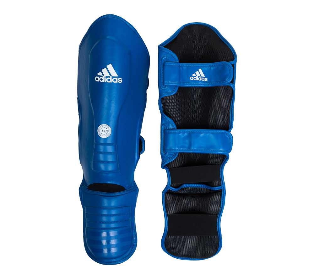 

Защита голени и стопы Adidas WAKO Super Pro Shin Instep Guards синяя S, Синий