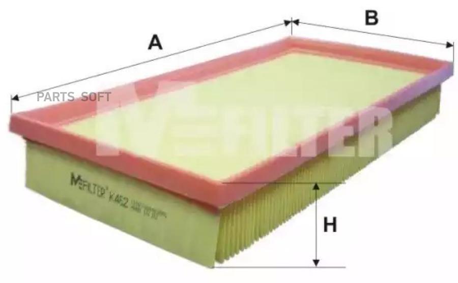 

Воздушный фильтр MFILTER k462