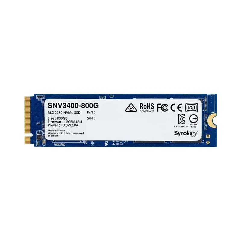 

SSD накопитель M.2 Synology SNV3400-800G 800GB