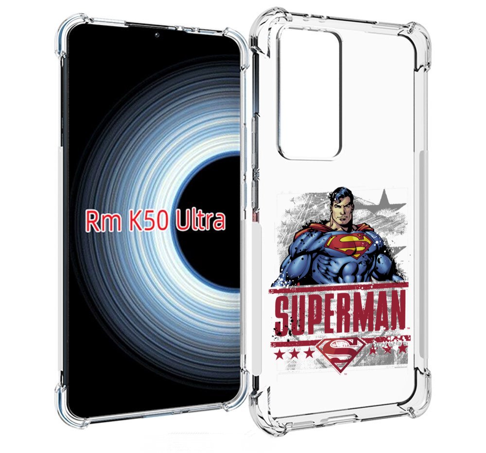 Чехол MyPads рисунок супермен для Xiaomi 12T / Redmi K50 Ultra