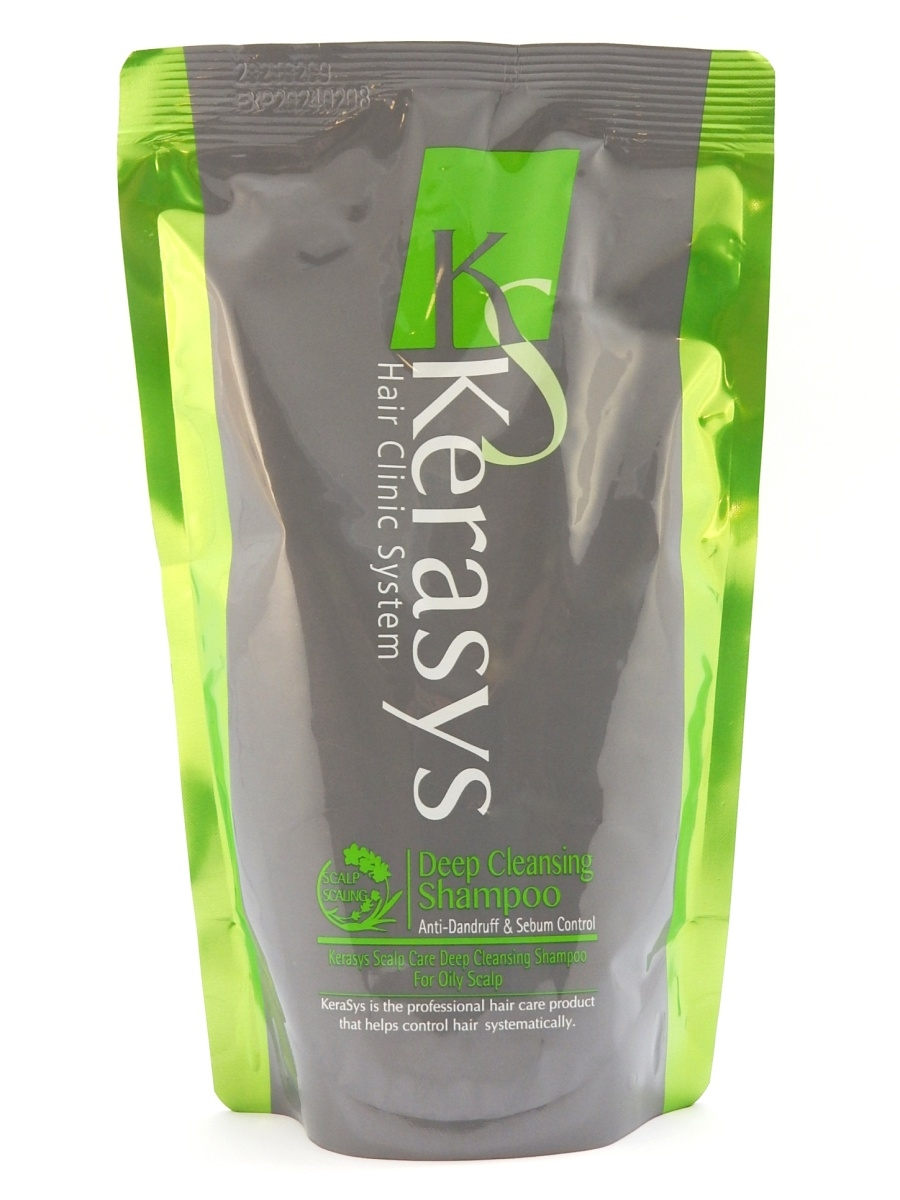 Шампунь Kerasys Deep Cleansing Scalp Scaling Shampoo лечение кожи головы освежающий 500 мл masil шампунь для глубокого очищения кожи головы probiotics scalp scaling shampoo 300 мл