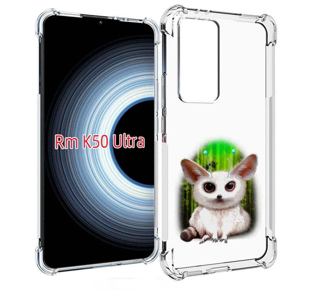Чехол MyPads пушистое животное для Xiaomi 12T / Redmi K50 Ultra
