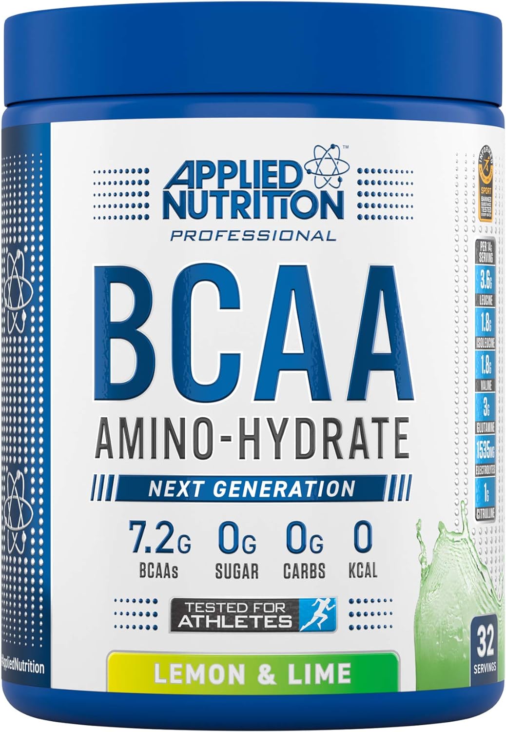 BCAA Applied Nutrition Amino Hydrate 450 грамм Лимон-Лайм 3643₽