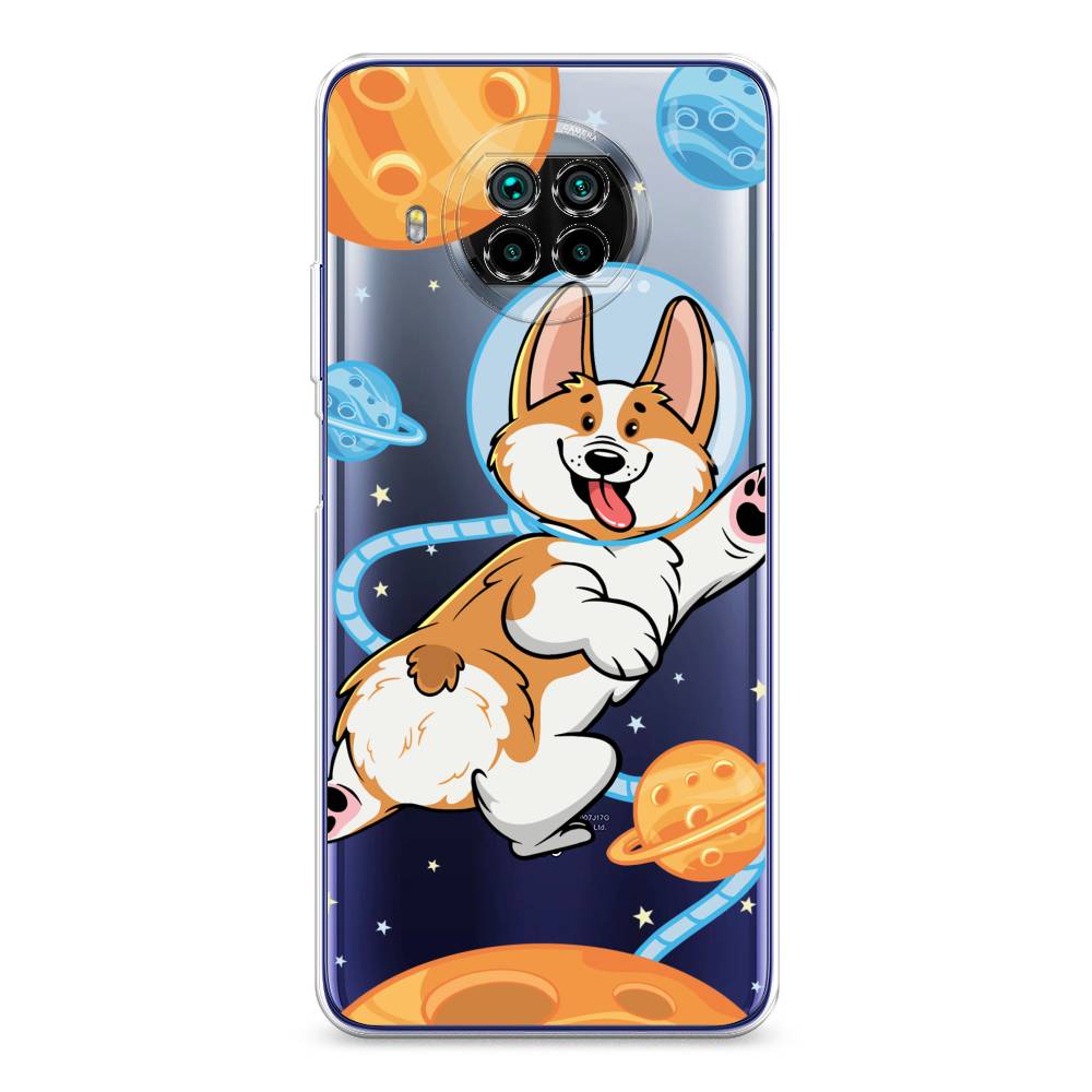 

Чехол на Xiaomi Mi 10T Lite "Корги-космонавт", Голубой;бежевый;белый, 39150-1