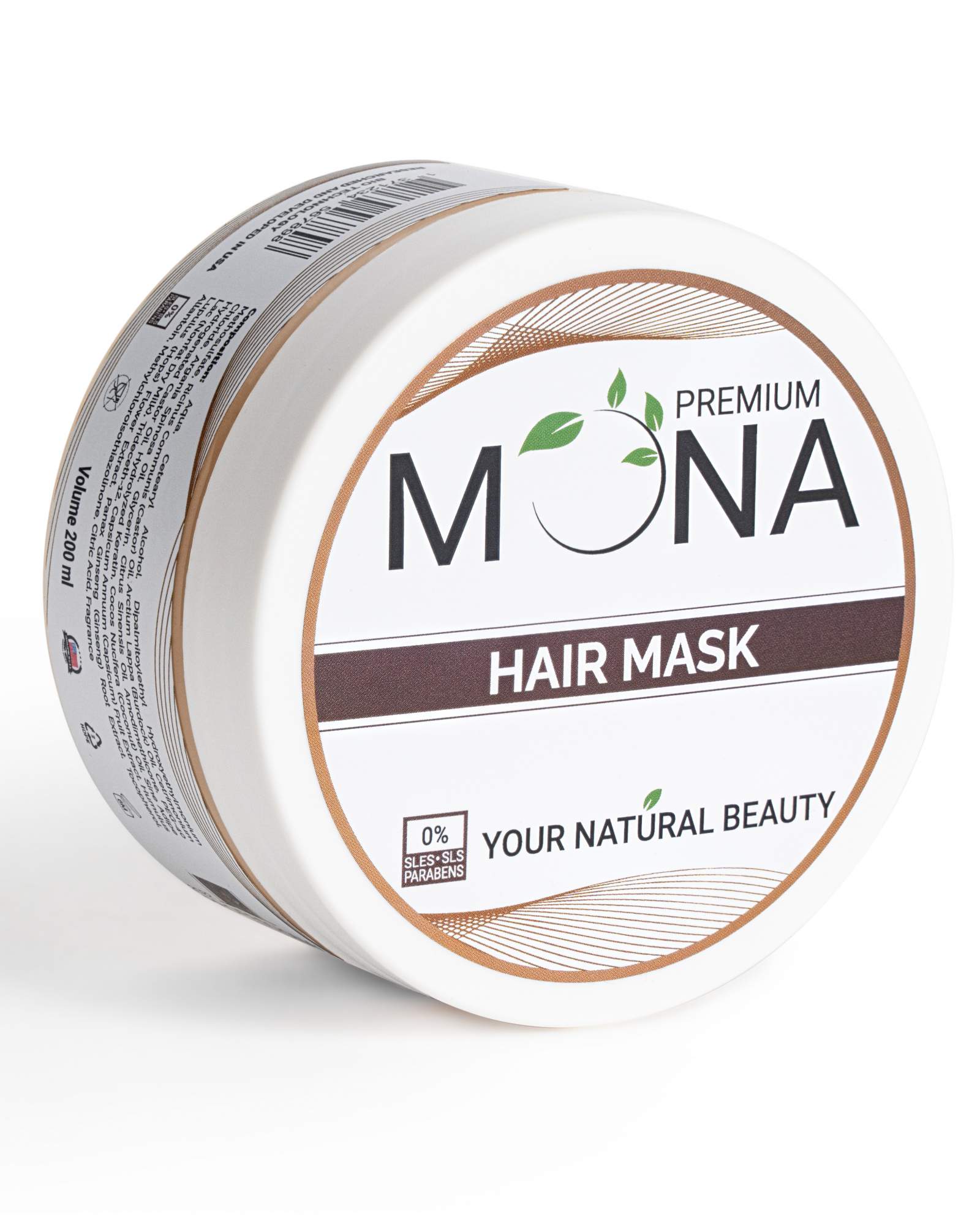 Маска - эликсир восстанавливающая волосы, от выпадения, для роста волос Mona Premium лошадиная сила реаниматор маска от выпадения и для роста волос 250 мл