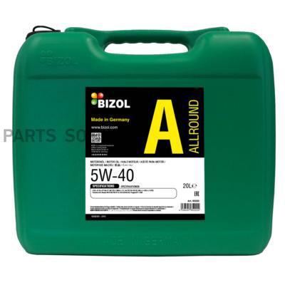 

BIZOL 85222 Масло моторное 5W40 BIZOL 20л НС-синтетика Allround ACEA A3/B4 API SN/CF () 1, 85222