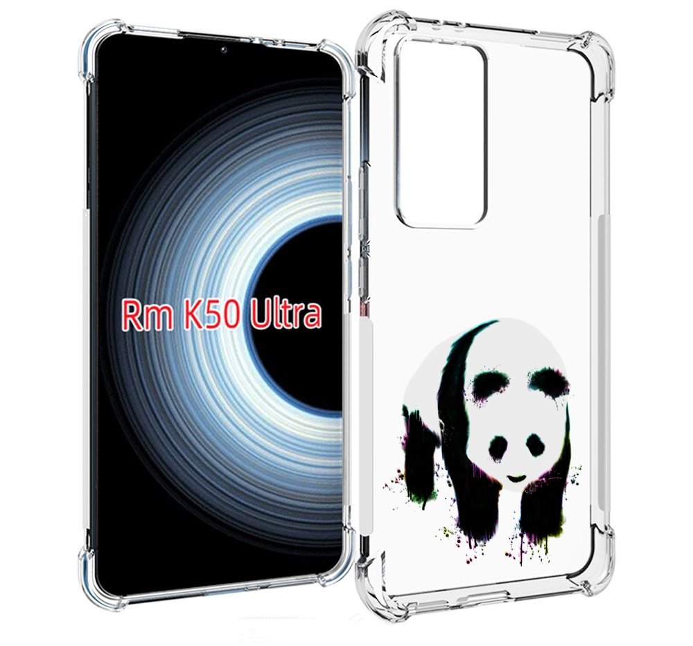 

Чехол MyPads панда в акварели для Xiaomi 12T / Redmi K50 Ultra, Прозрачный, Tocco