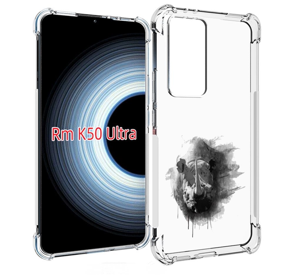 

Чехол MyPads носорог для Xiaomi 12T / Redmi K50 Ultra, Прозрачный, Tocco