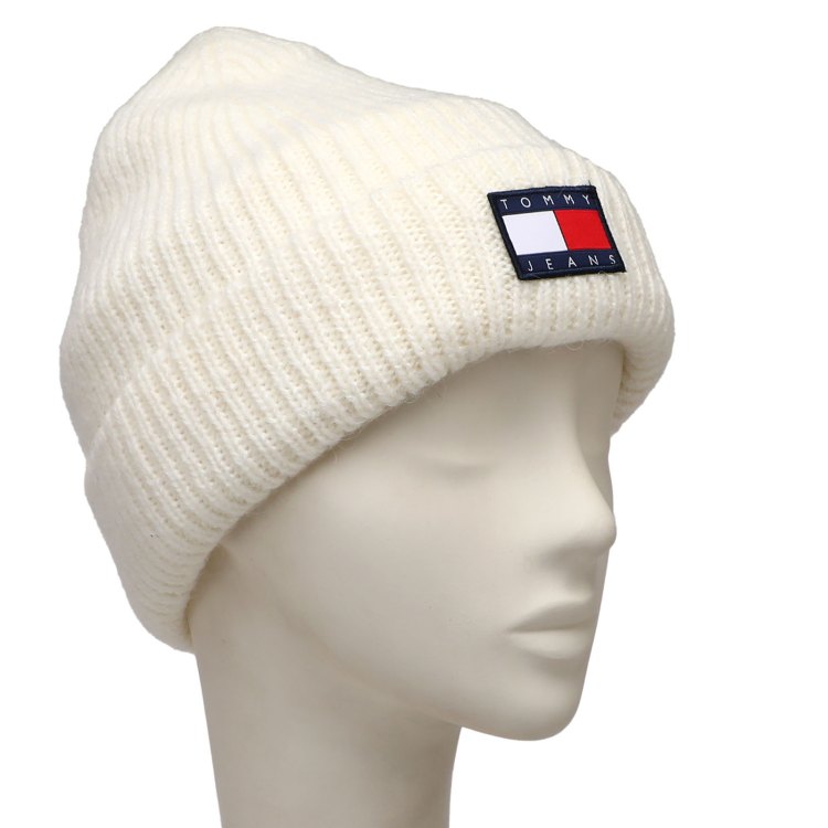 

Шапка бини женская TOMMY HILFIGER AW0AW15464 белая, Белый, AW0AW15464