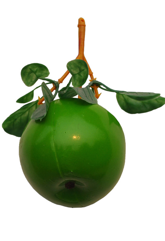 

Искусственный муляж яблоко зеленое с веточкой, Зеленый