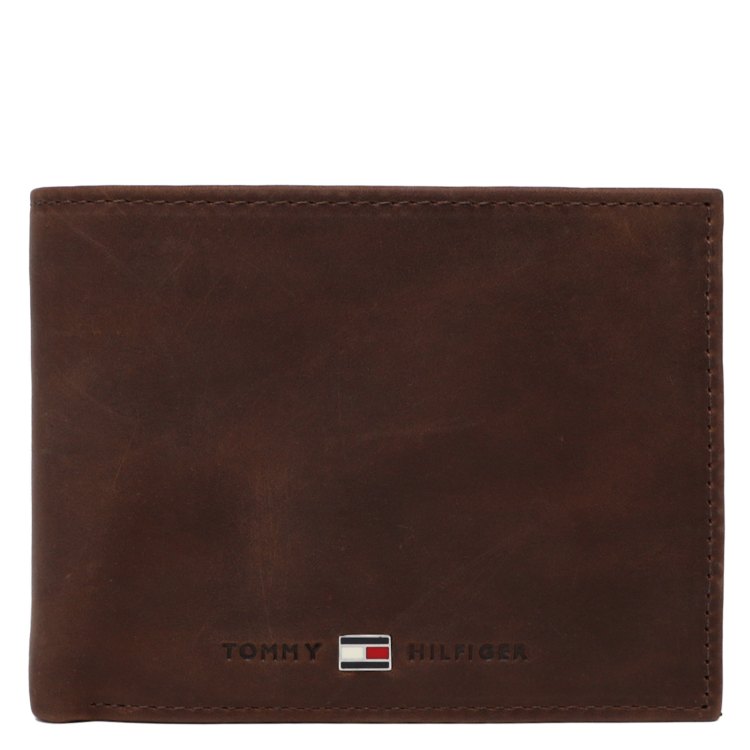 

Портмоне мужское Tommy Hilfiger AM0AM00659 коричневое, Коричневый, AM0AM00659