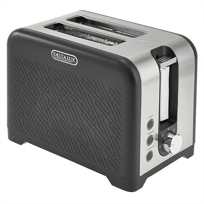 

Тостер Delta Lux DE-401 черный, DE-401