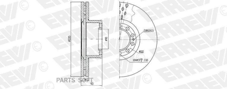 Амортизатор Подвески Errevi 713721