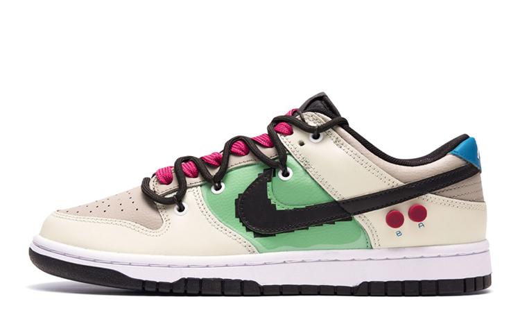 

Кеды унисекс Nike Dunk Low GAMEBOY GS бежевые 38.5 EU, Бежевый, Dunk Low GAMEBOY GS