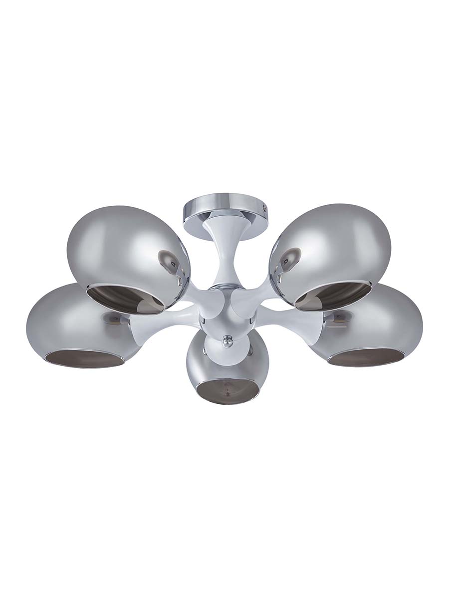 

Потолочная люстра Arte Perfetto Luce 333291605CRWH 5хE27х40W