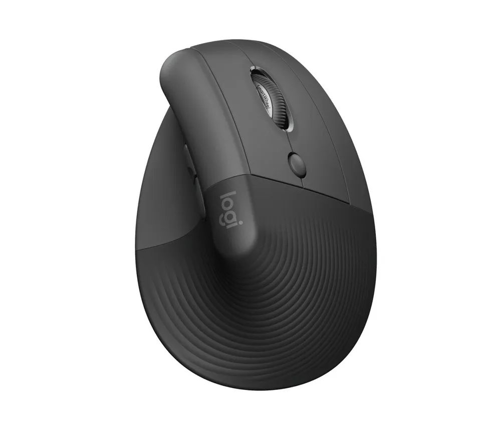 Беспроводная вертикальная мышь Logitech Lift черная (910-006473)