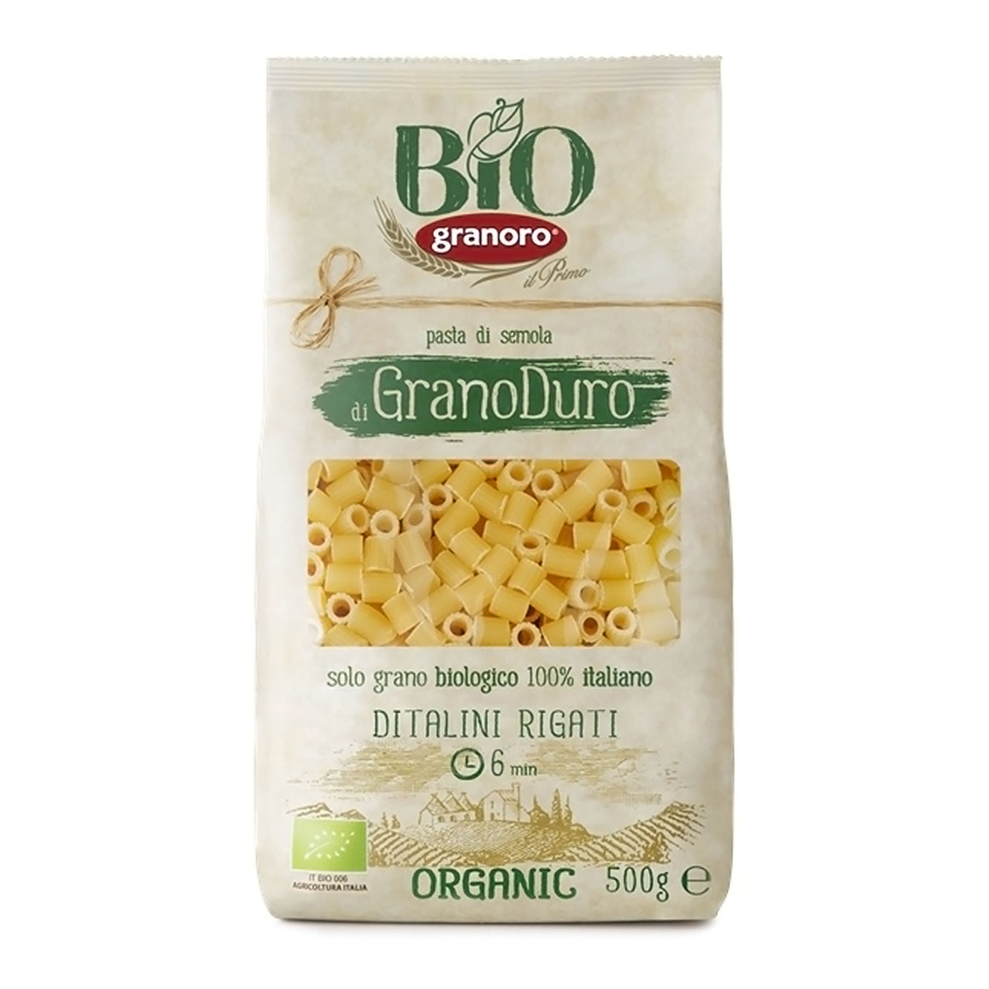 

Макаронные изделия Granoro Bio Ditalini Rigati Паста 500 г