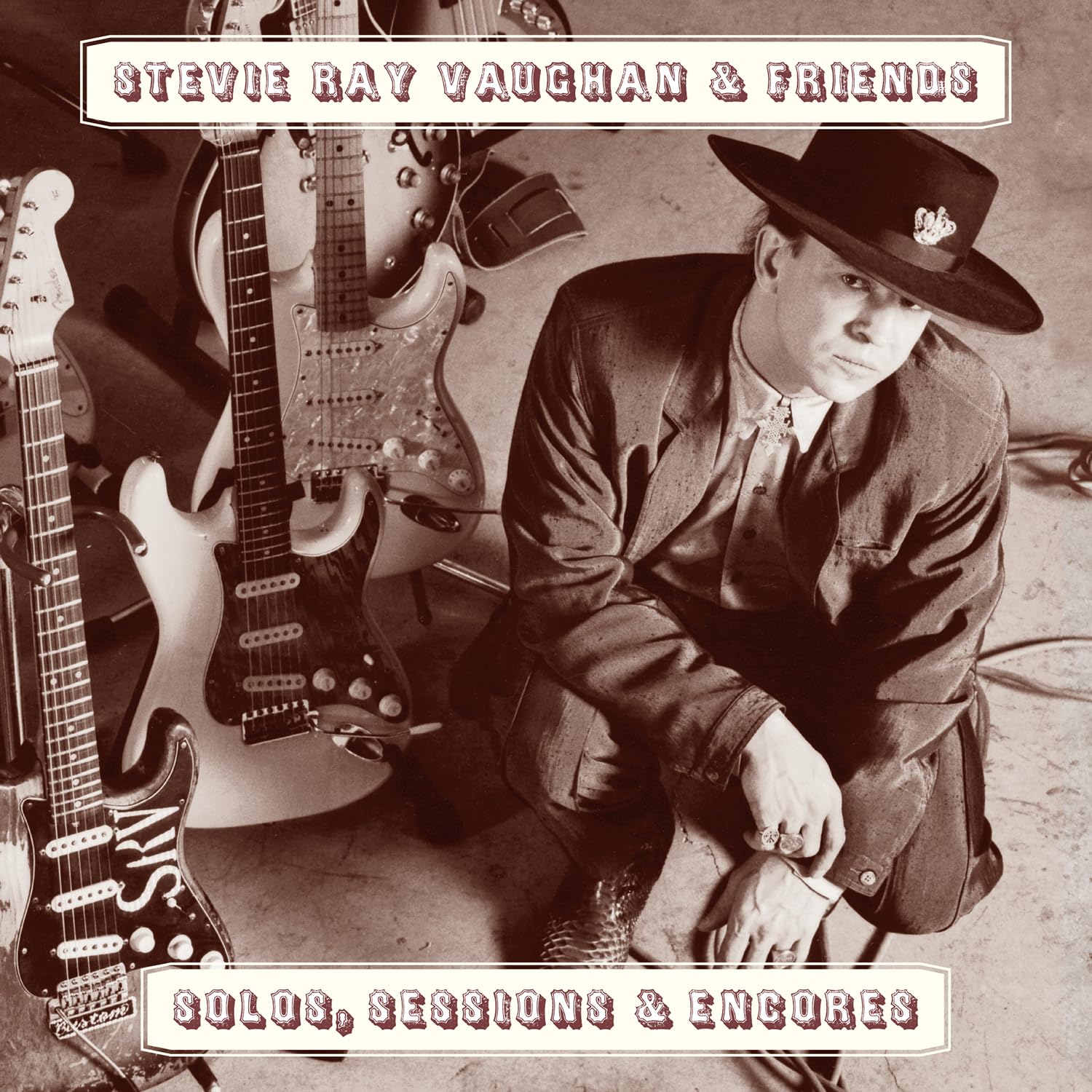 Stevie Ray Vaughan Solos, Sessions & Encores (Translucent Blue) (2LP)