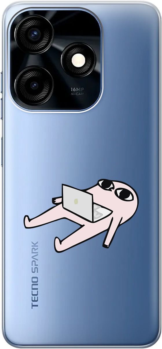 

Силиконовый чехол на Tecno Spark 10C "Freelance" прозрачный, Прозрачный;розовый, 159587