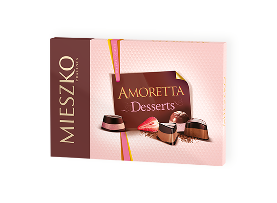 

Конфеты шоколадные Mieszko Amoretta Desserts 137 г