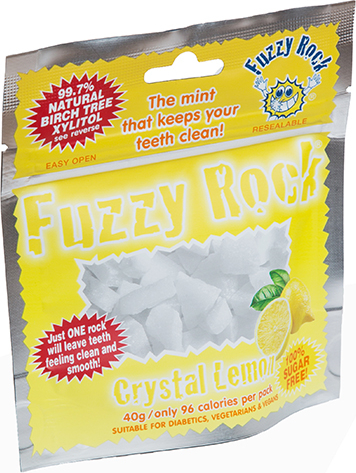 

Леденцы Fuzzy Rock Кристаллы ксилитола со вкусом лимона без сахара 40 г