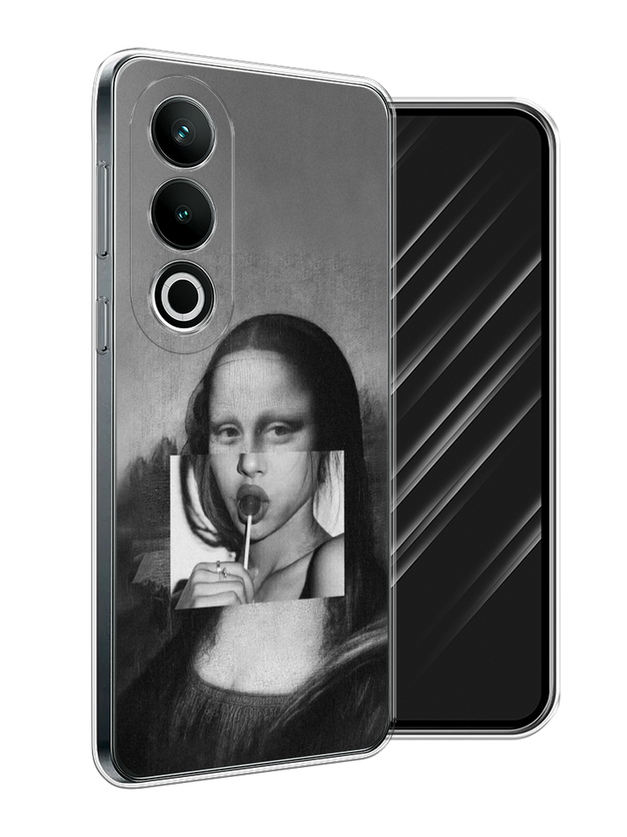 

Чехол Awog на OnePlus Nord CE4 "Mona Lisa sucking lollipop", Серый, 154750-1