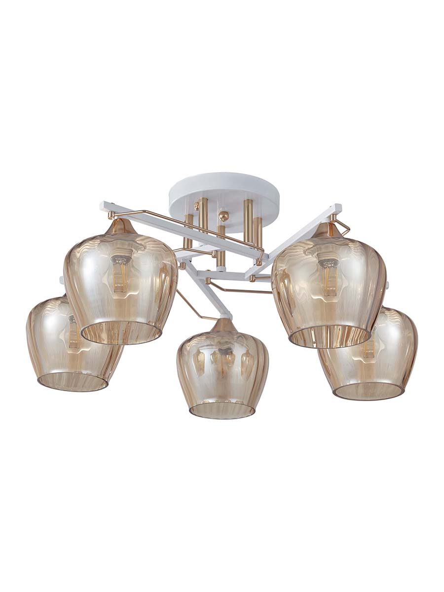 

Потолочная люстра Arte Perfetto Luce 333291705WHFG 5хE27х40W