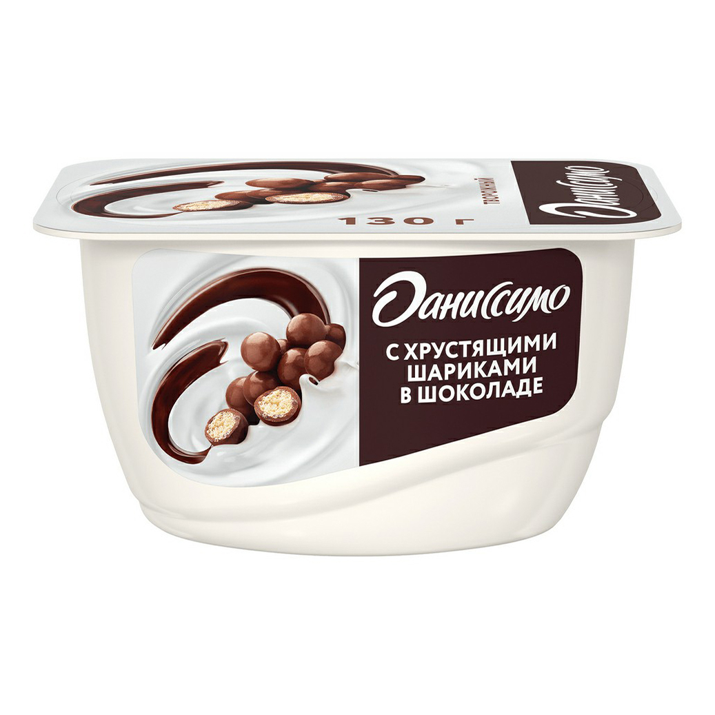 

Десерт творожный Даниссимо с хрустящими шариками 7,2% 130 г