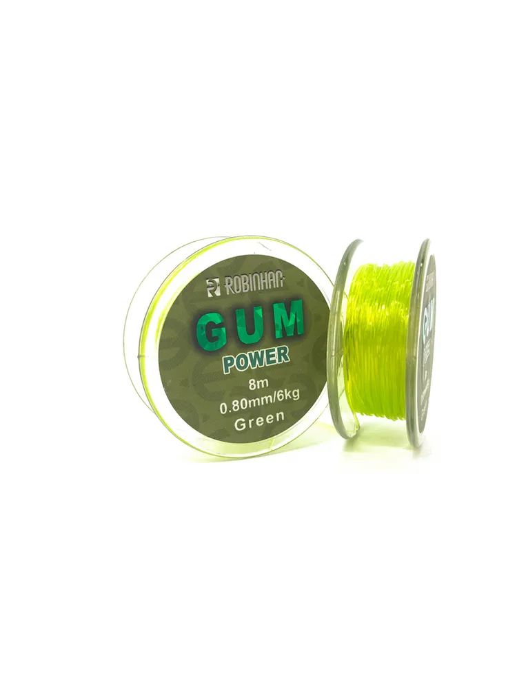 

Фидерная резина ROBINHAN Power Gum 8м 0.80мм/6кг Green