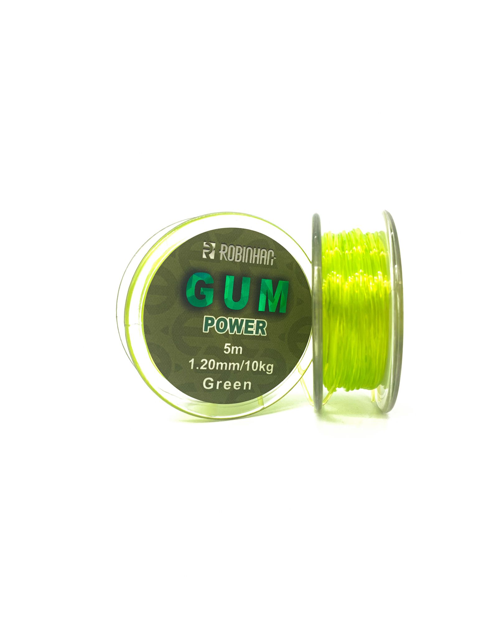 

Фидерная резина ROBINHAN Power Gum 5м 1.20мм/10кг Green