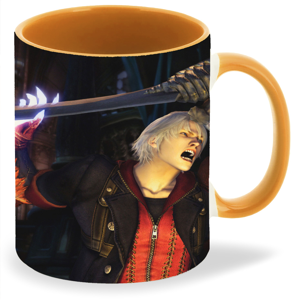 

Кружка CoolPodarok devil may cry 4 Оскал Улыбка, devil may cry 4 Оскал Улыбка