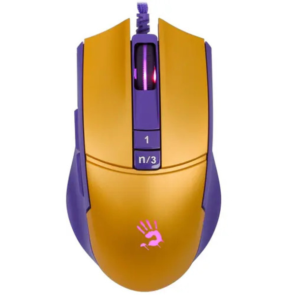 Игровая мышь A4Tech Bloody L65 Max Yellow/Violet