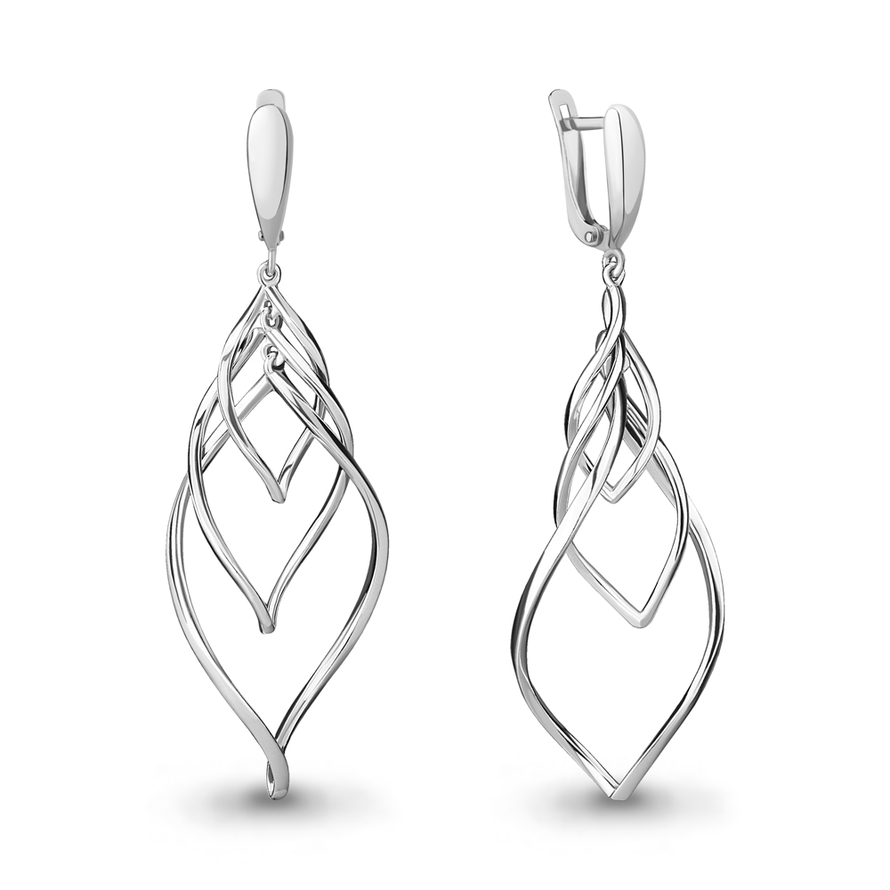 

Серьги из серебра Aquamarine 32055_925_р, 32055_925_р