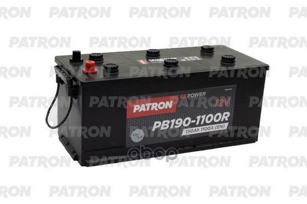 

Аккумулятор PATRON POWER 12V 190AH 1100A ETN 4(R+) B3 513x223x223mm 44.6kg