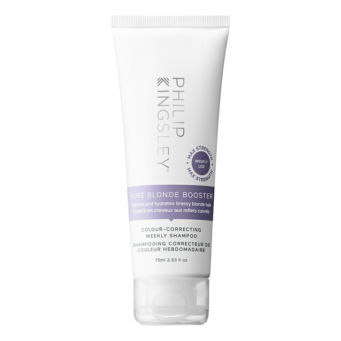 фото Шампунь philip kingsley pure blonde booster colour-correcting weekly shampoo, 75 мл