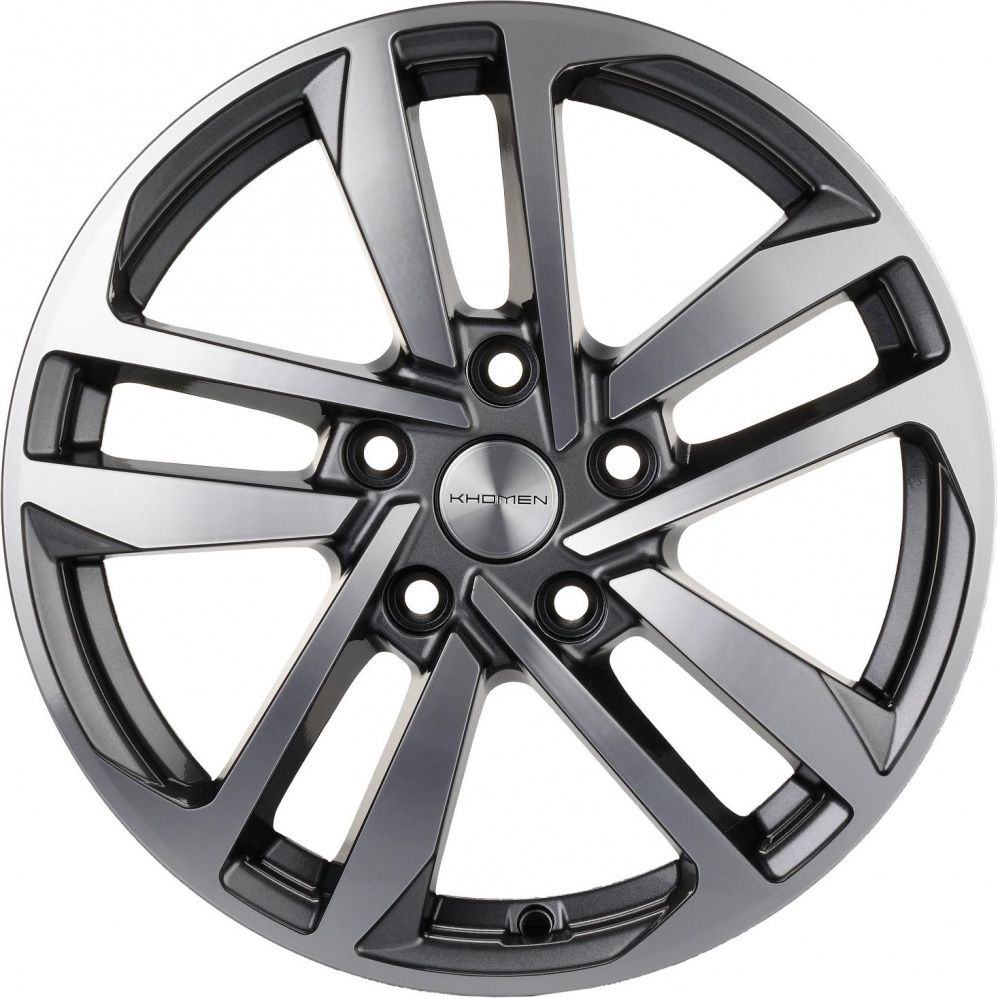 

Колесный диск Khomen Wheels KHW1612 (G) 6.5xR16 ET50 5*114.3 D67.1, Серый