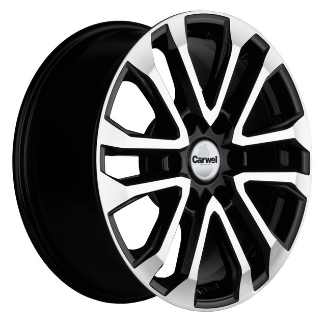 

Колесный диск Carwel Пур 1805 (ABT) 7.5xR18 ET20 6*139.7 D106.1, Черный