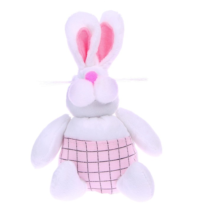 фото Мягкая игрушка «белый кролик», с кармашком, виды микс nobrand