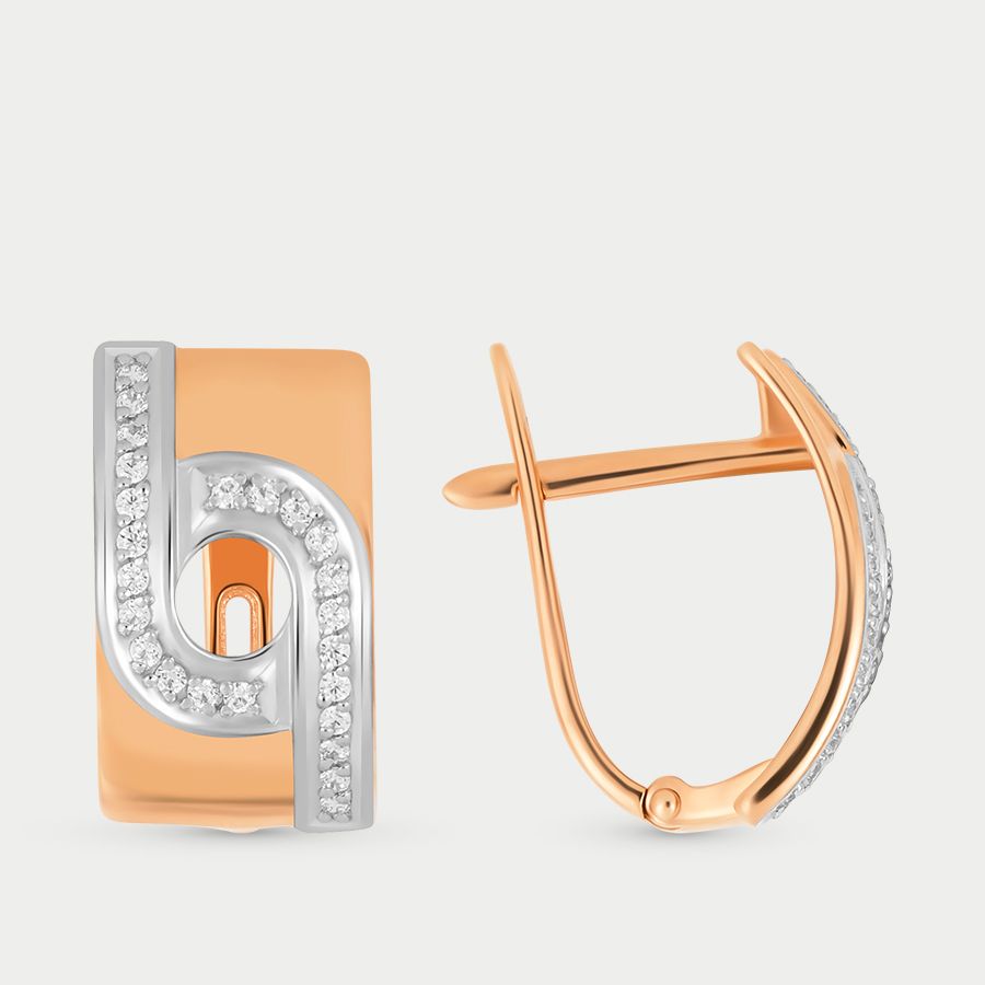 

Серьги из золота с фианитом GOLD CENTER 40209200, 40209200