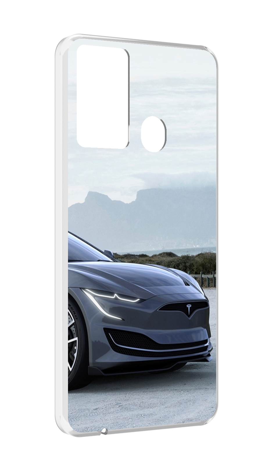 

Чехол MyPads тесла tesla 2 мужской для Itel P37/Itel Vision 2S, Прозрачный, Tocco